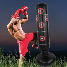 Aufblasbare weiche Boxsäcke für Erwachsene 155 cm, faltbar, flexibles Fitnessgerät
