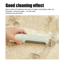 Roller Pet Hair Cleaner Reusable Cat Hair Removal Brush Portable Adhesive Grooming ToolGreen
