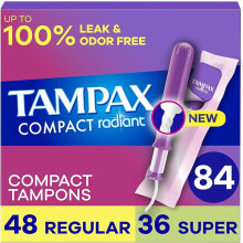 Tampax Pocket Radiant Compact Tampons Duo Pack