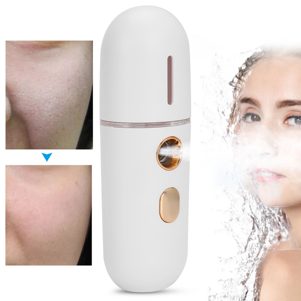 USB Charging Face Mist Sprayer Moisturizing Portable Face Humidifier Nano Face Steamer