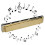 24-Loch-Diatonharmonika KS-24P in Gold oder Schwarz, C-Dur 15