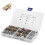 Auto U-Clips Muttern Set 6/8/10/12 Sortimente mit Edelstahlschrauben 13