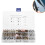 Auto U-Clips Muttern Set 6/8/10/12 Sortimente mit Edelstahlschrauben 11