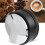 Stainless Steel Coffee Tamper Height Adjustable Distributor Leveler Tool Accessories58mm Black 12