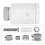 Tuya ZIGBEE3.0 Intelligent Radiator Actuator Programmable Thermostatic Radiator Valve Temperature Controller Voice Control via 2