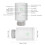 Tuya ZIGBEE3.0 Intelligent Radiator Actuator Programmable Thermostatic Radiator Valve Temperature Controller Voice Control via 14