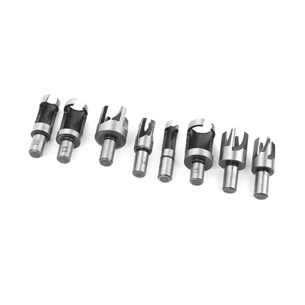 8Pcs Wood Plug Cutter Tapered Claw Drill Bit Carpentry 6Mm 10Mm 13Mm 16Mm Cutting Tool 6921323563604