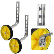 Universal Auxiliary Wheel for 12 14 16 18 20in Kid Bicycle Side Training Wheel Yellow