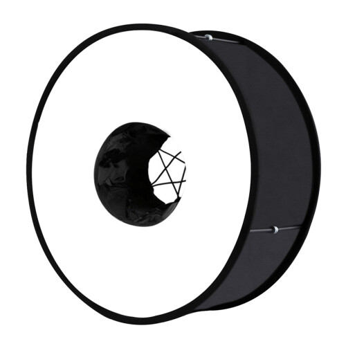 PULUZ 450mm Round Style Softbox Speedlight Flash Light Shoot Soft Box Foldable Soft Flash Light Diffuser for Photography 2