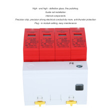 4P LT1‑80 Surge Protector 80ka Protection Module Appliances Low Voltage Arrester Red