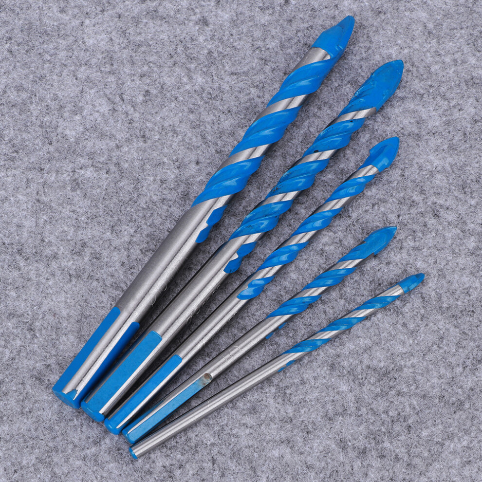 5Pcs Center Drill Ceramic Tile Drill Bit Diy Wall Hole Drilling Tool Bit (4Mm 5Mm 6Mm 8Mm 10Mm) 5061323564087