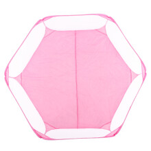 Portable Small Pet Animals Playpen Transparent Puppy Cat Rabbit Cage Tent for OutdoorPink