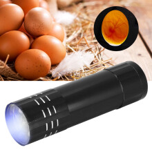 Egg Incubator Tester Candling Lamp 9 Light Bright Cold Hatching Poultry AccessoryBlack