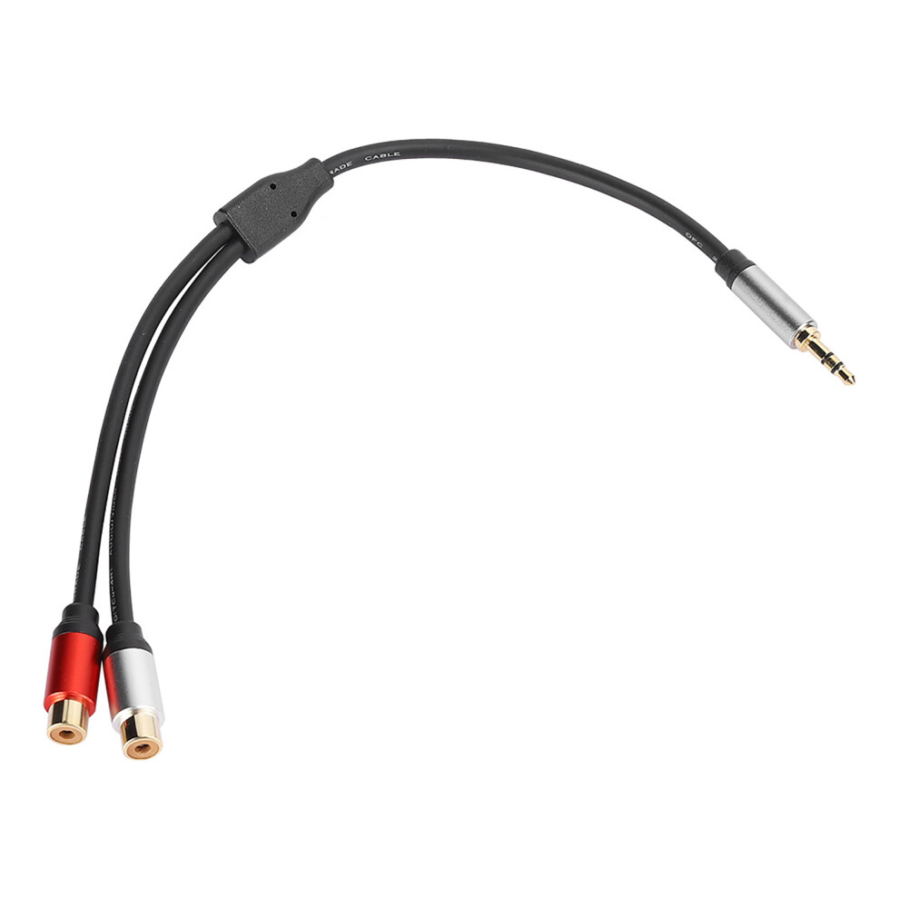 Audio Cable 1 Split In 2 3.5Mm Male To 2Rca Female Stereo Wire Subwoofer Connection Wire0.3m/11.8In 4921323566454