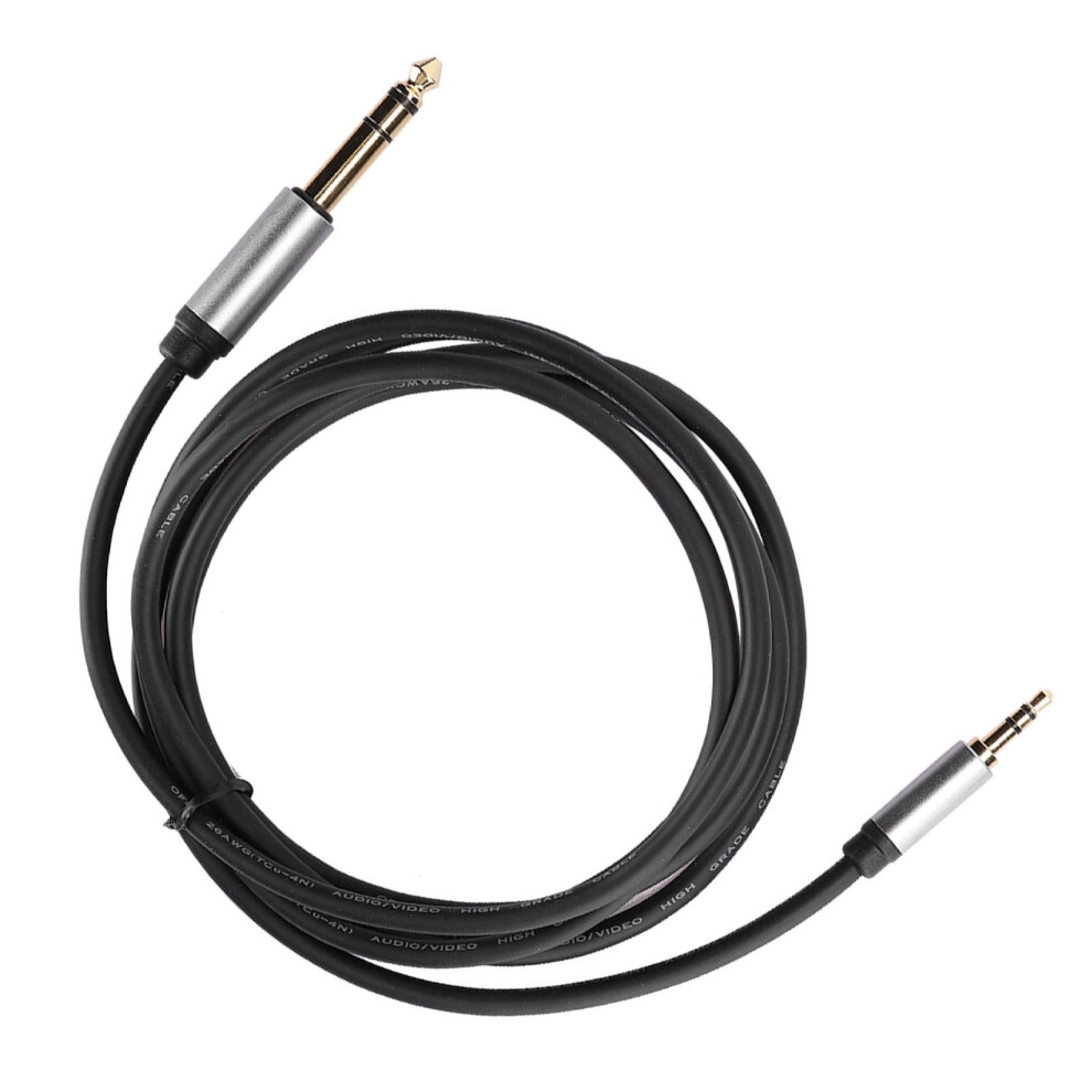 3.5Mm To 6.5Mm Audio Adapter Cable Male To Male Hifi Sound Quality Connection Line For Phone(1.8M ) 7901323566460