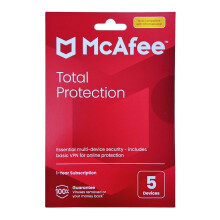 McAfee Total Protection 1 Year Subscription 5 Devices Anti-Virus