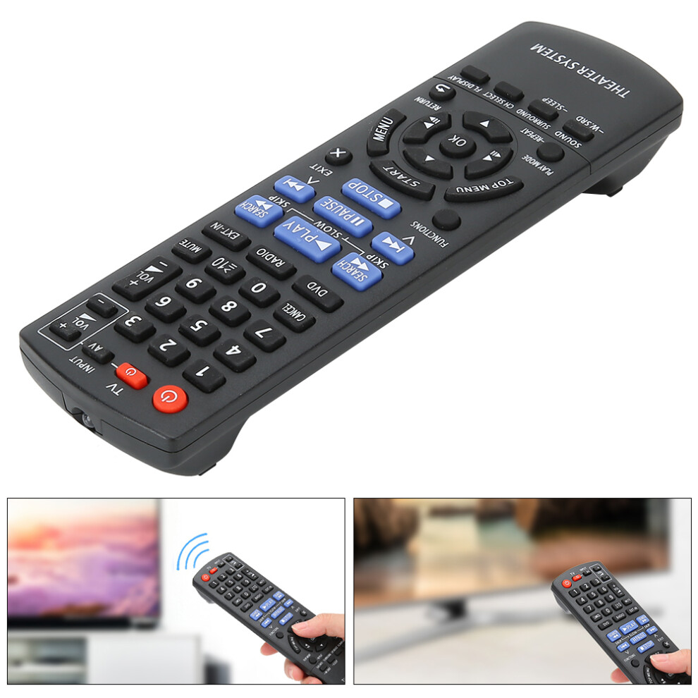 Lcd Tv Remote Control N2qayb000694 Television Controller Replacement Black 8111323566936