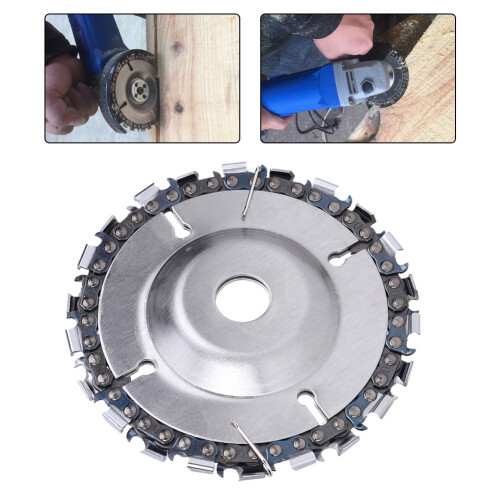 Chain Disc Wood Carving Grinder Tool 4 Inch 22 Tooth 2