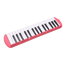 Mouth Piece Melodica Instrument with 32 Key for Begginers Musical Education InstrumentPink