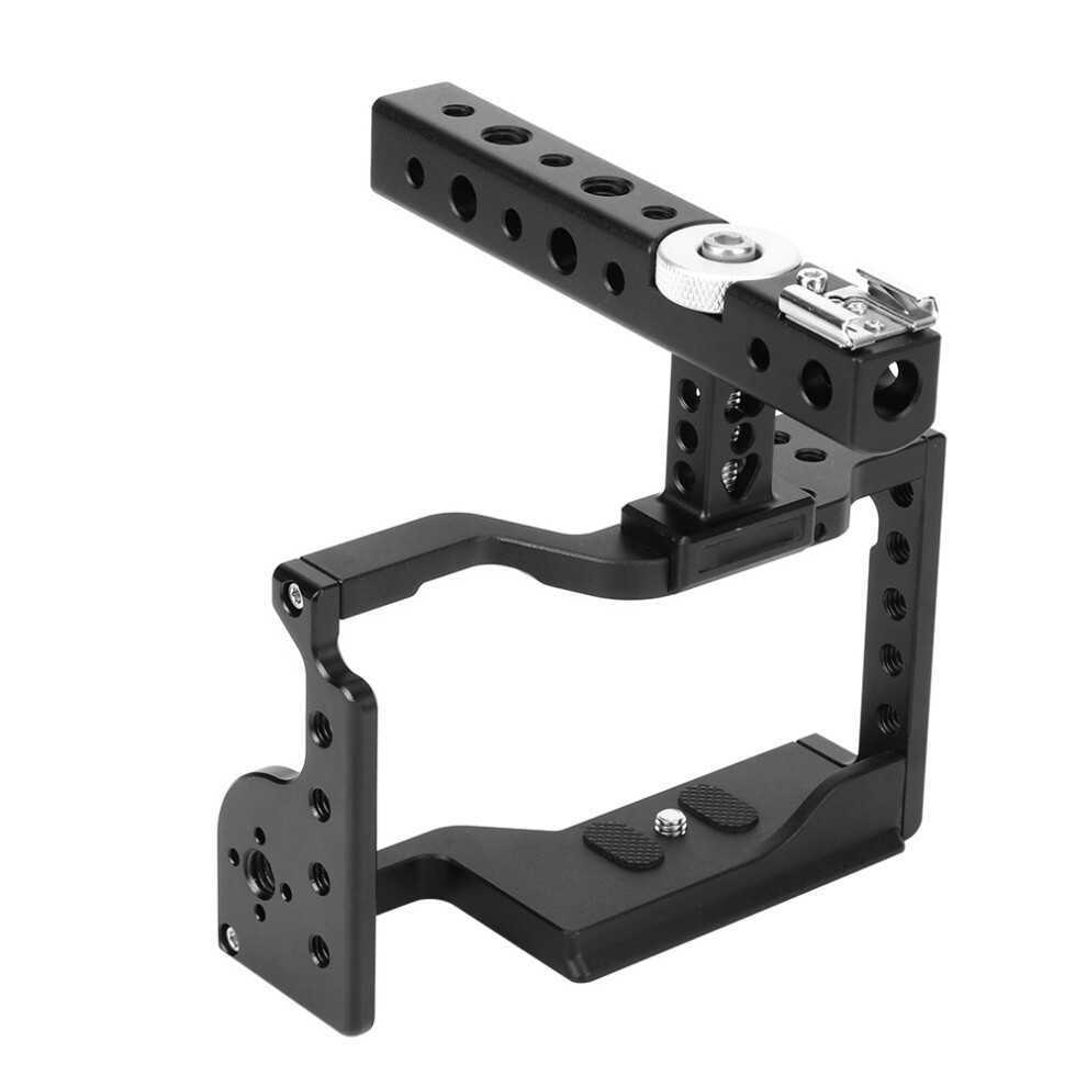 C17 Aluminium Alloy Cage Kit With Handle For Sony A6600/Alpha 6600/Ilce‑6600 Mirrorless Camera 6901323568601