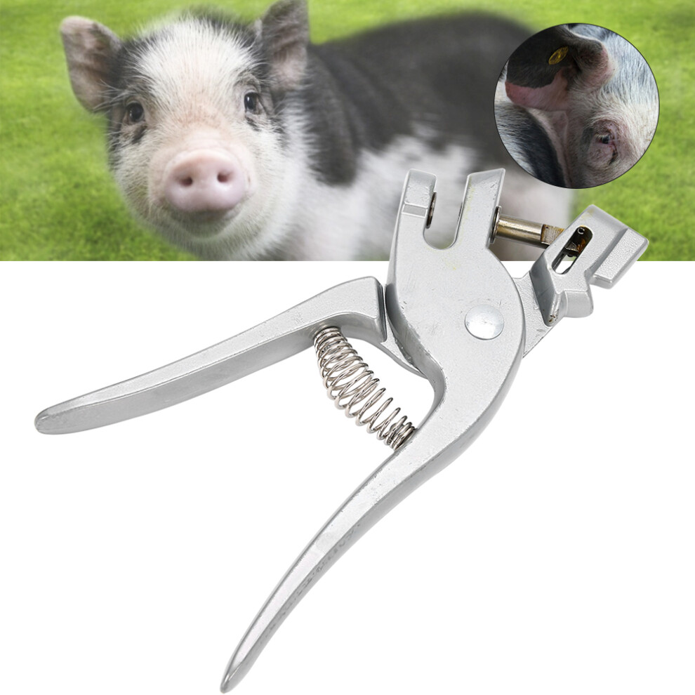 Stainless Steel Livestock Pig Punch Marking Ear Canal Pliers For Distinguish Farm Tool 8741323568663