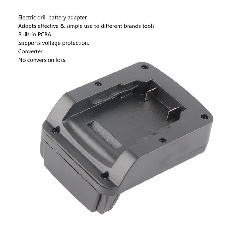 Battery Adapter BuiltâIn Pcba Voltage Protection Black For Dcb200 To For Milwaukee M18 8451323570206