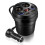 Cup Dual USB Car Charger with Wire Multifunction Cigarette Lighter for Phone Tablet PC 2