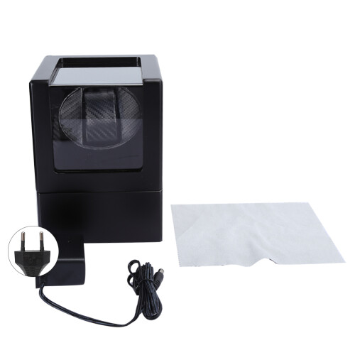 1+0 Automatic Watch Winder Box for Wristwatch Mechanical Watch  (Black) 1