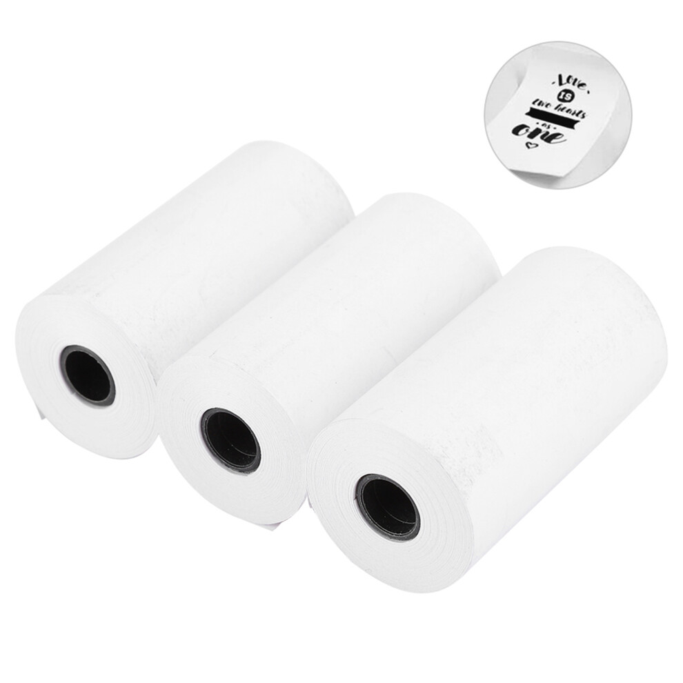 3Pcs Thermal Paper Printing Machine Accessories Waterproof 57Mm For Peripage Printer 4651323573885