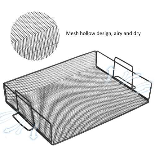 File Document Tray MultiLayer Desktop Storage Organizer Basket Horizontal Letter Rack 2