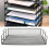 File Document Tray MultiLayer Desktop Storage Organizer Basket Horizontal Letter Rack 13
