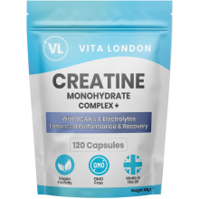 Creatine + BCAA's + Electrolytes - 120 Capsules (Not Tablets Powder)