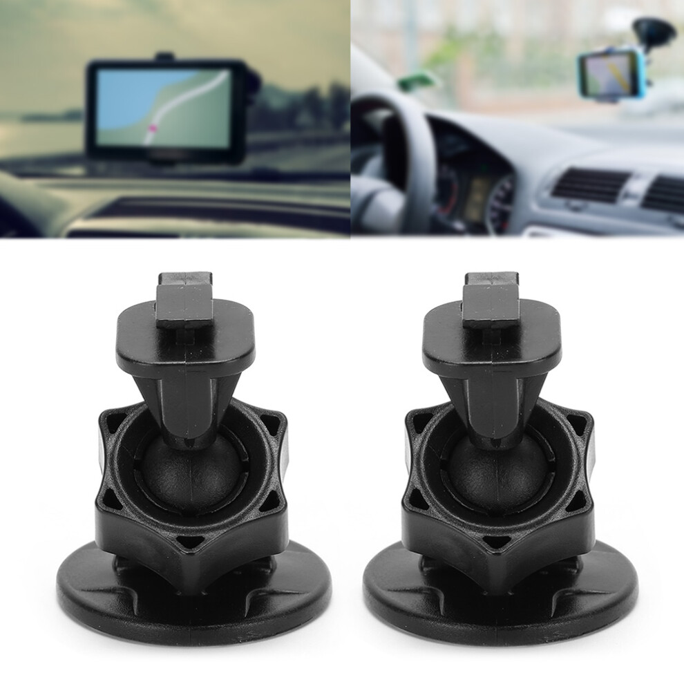 2Pcs Dash Camera Mount Bracket 360 Degree Adjustable Dashboard Suction Cup Auto Recorder Standsingle Buckle With Clamp Position 6901323577375