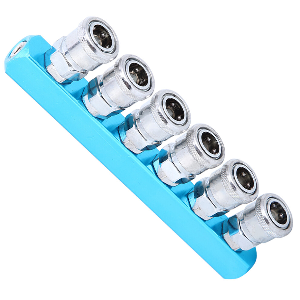 Air Compressor Quick Connector Quick Connect Socket C‑Type Fast Coupler Aluminum Alloy 4081323578106