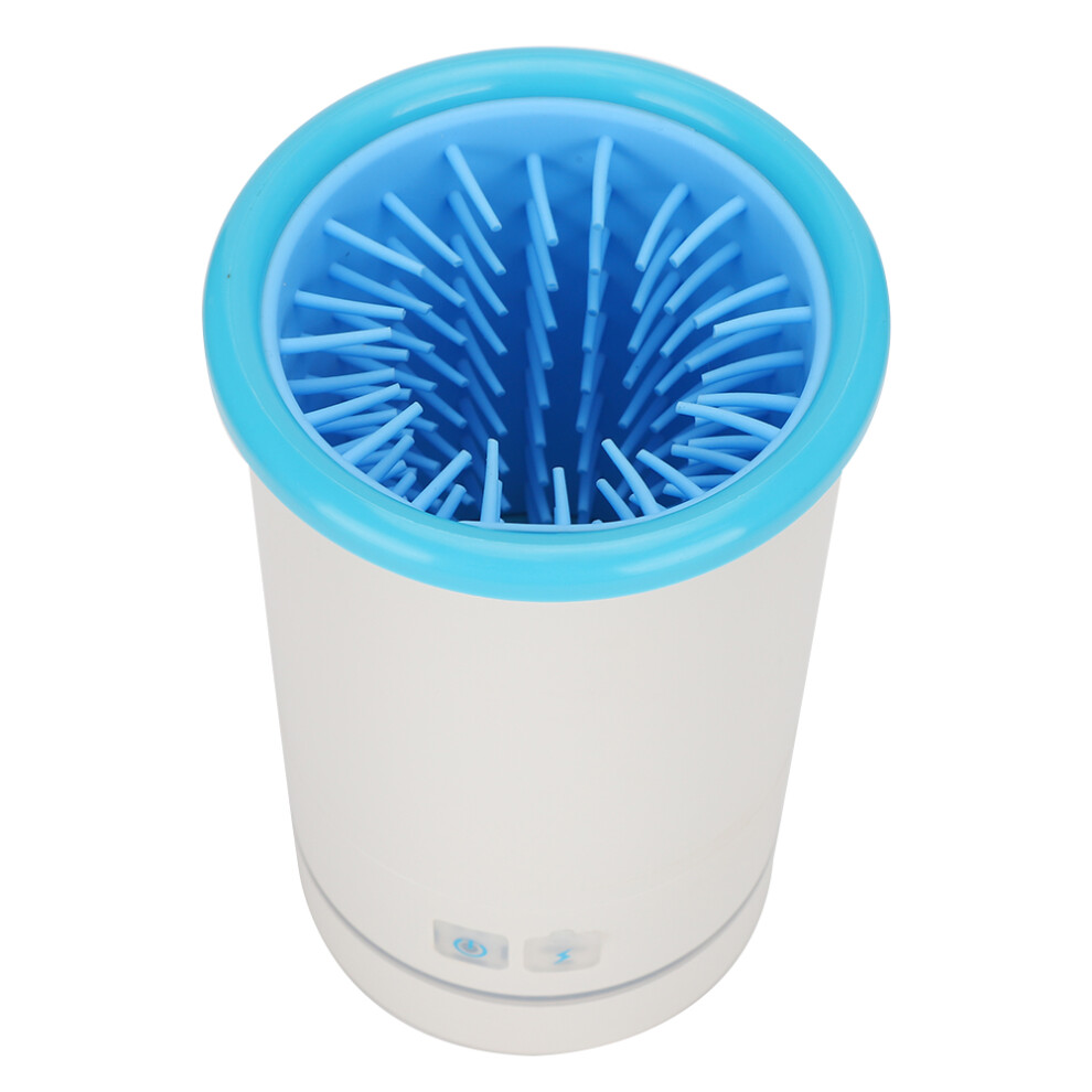 Pet Automatic Electric Foot Washer Feet Cleaning Cup USB Rechargeable Silicone Brush Paw Washer