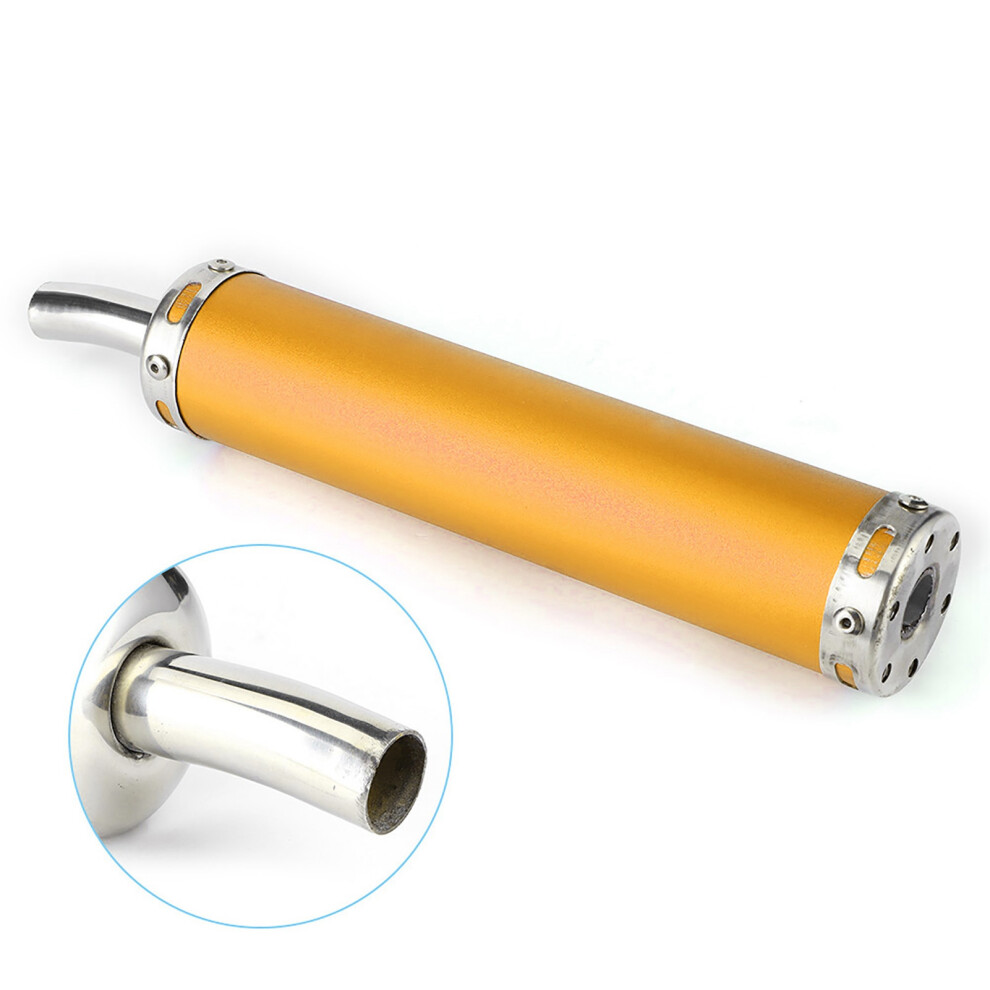 Stainless Steel Exhaust Muffler Silencer 20Mm/0.8In Modified Parts For 2 Stroke Motorcyclegold 4651323580685