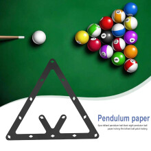 6 Stück Billard Pendel Aufkleber Folienpapier für Match, 24,5 x 21,5 cm