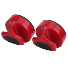 Großer roter Hockey-Tischschieber-Set 94 mm mit 4 Pucks