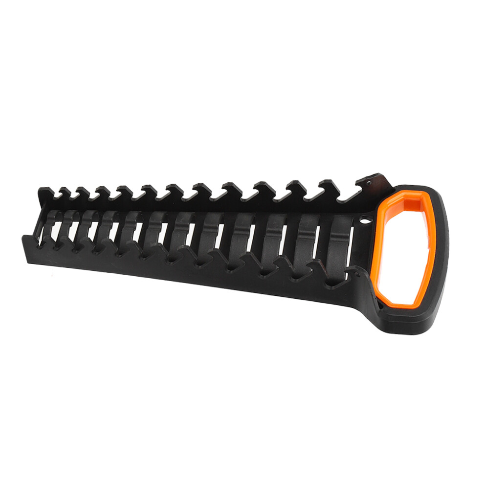 Wrench Sorter Holder Bracket Spanner Organizer Storage Tray Socket Wall Mounted Tool Selflocking Function(12 Wrench Capacity ) 9411323585111