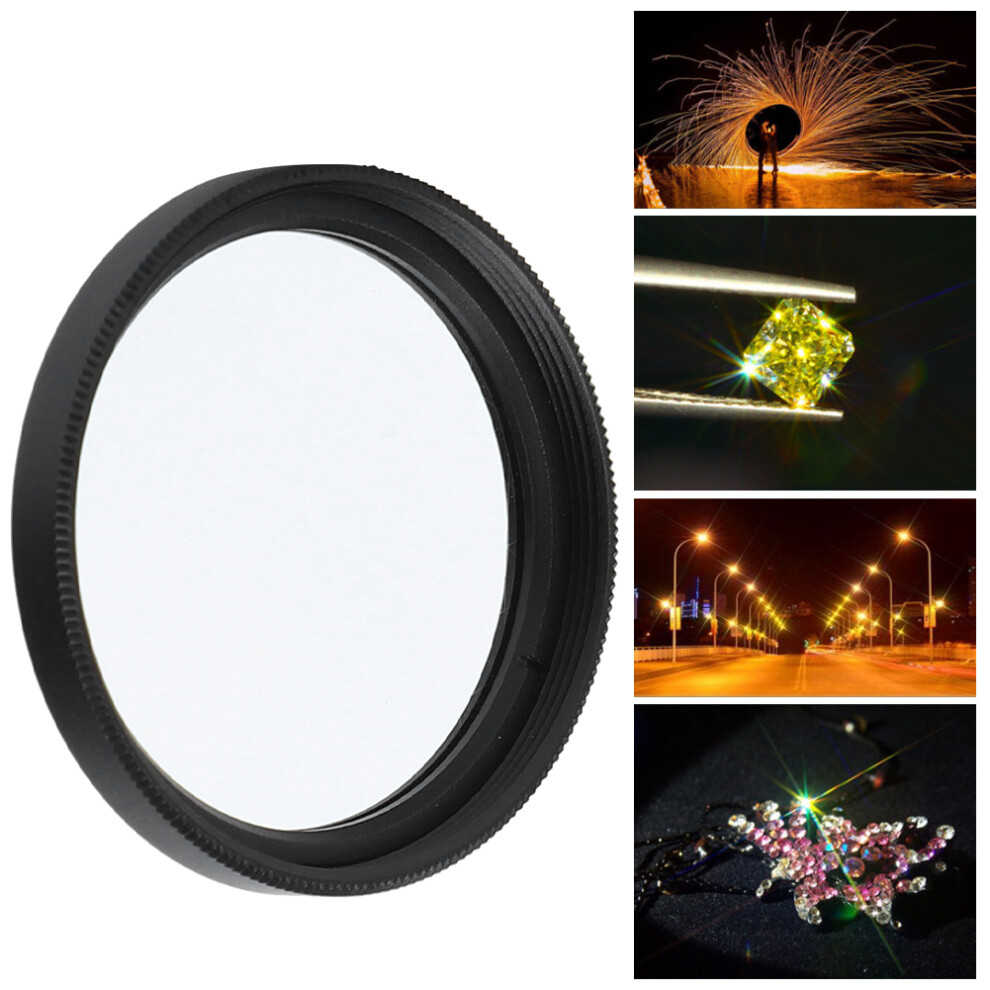 Junestar 58Mm Star Lens Filter For Canon/Nikon/Sony/Pentax/Olympus/Fujifilm Camera Lenses 9351323585493
