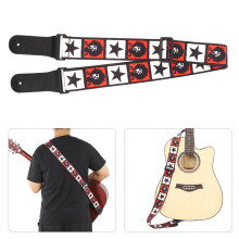Sublimierter individuell gestalteter Gitarrengurt PT-307, 92-156cm, Leder & Polyester