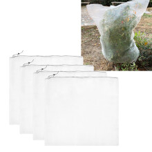 4Pcs Plant Trees Vegetables Protective Netting Bag for Garden Greenhouse Supplies 75x80cm