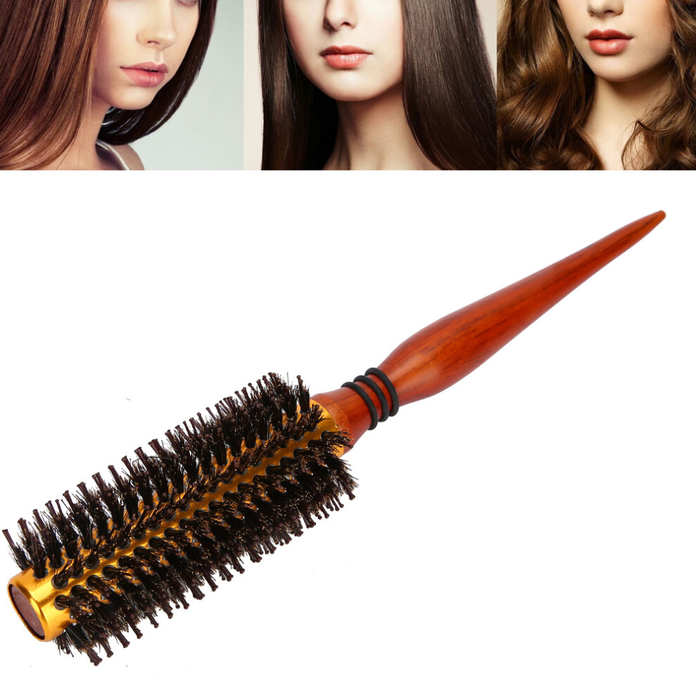 Professional Curling Hair Brush Straight Hairbang Round Hairbrush Hairdressing Tools#12