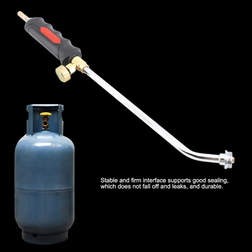 Torch Ignition Tool Good Seal Interface Thicken Liquefied‑Gas Single‑Open Iron Brass Plating 2