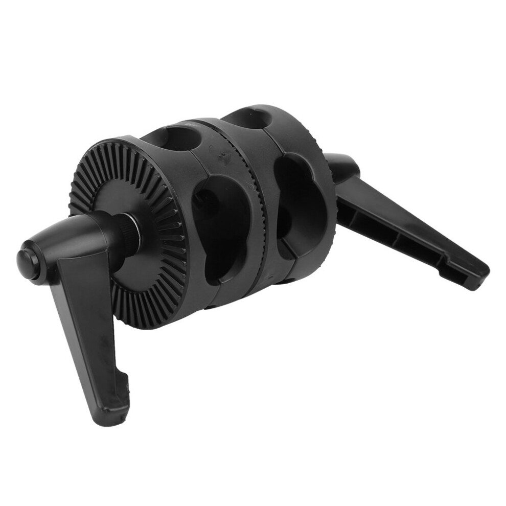Photography Reflector Support Dual Wheel Turntable Mounting Adapter Grip Heads For Stand Overarm Light 5071323591846