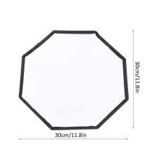 Kompakte 30 cm achteckige Softbox-Lichtpanel mit weichem Diffusor für Studiofotografie