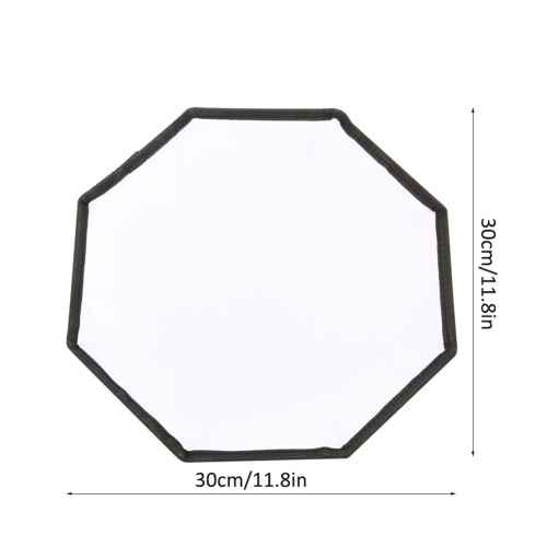 Kompakte 30 cm achteckige Softbox-Lichtpanel mit weichem Diffusor für Studiofotografie