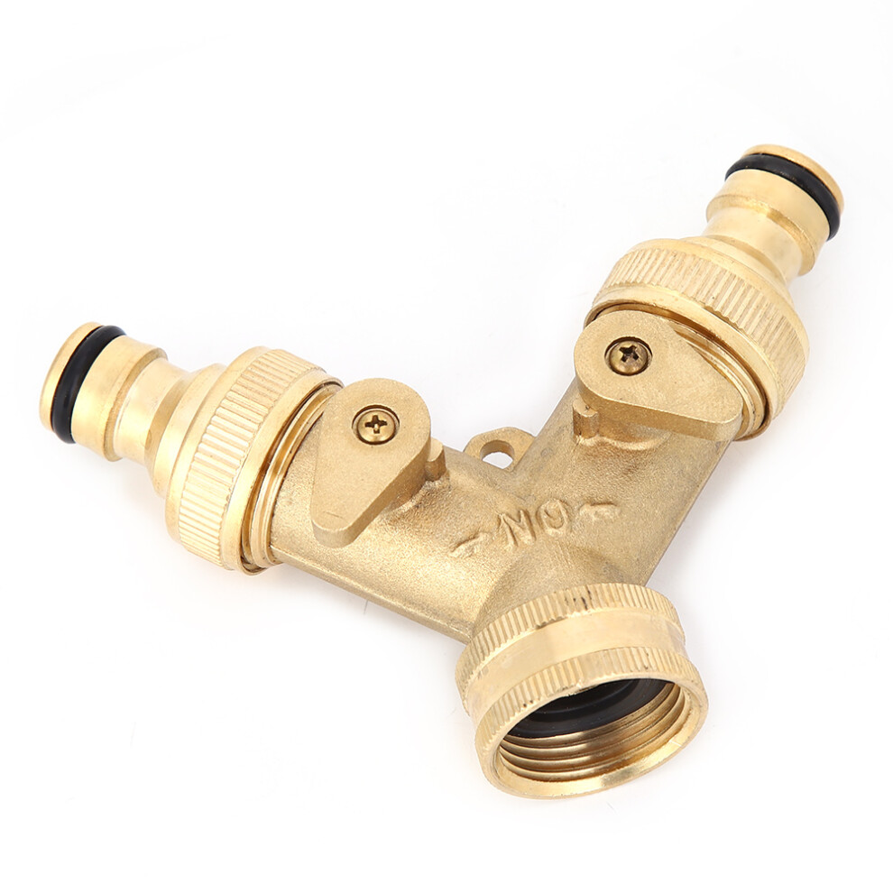 Brass Fitting Y‑Type Connector Ball Valve Parts Industrial Supplies Wear‑Resistant 3/4‑Inch 8441323591820