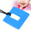 Baby Teether Infant Silicone Sensory Chewing Teething Toys Relief Teether for NewbornBlue 6