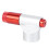 Mini-Kohlendioxid-Inflator für Presta-Ventile, Rot, 5,3x1,4x2cm 4